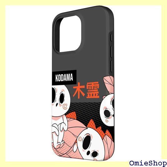 アニメ漫画 こだま 日本の民間伝承アート スマホケース iPhone 16 Pro 用 7172