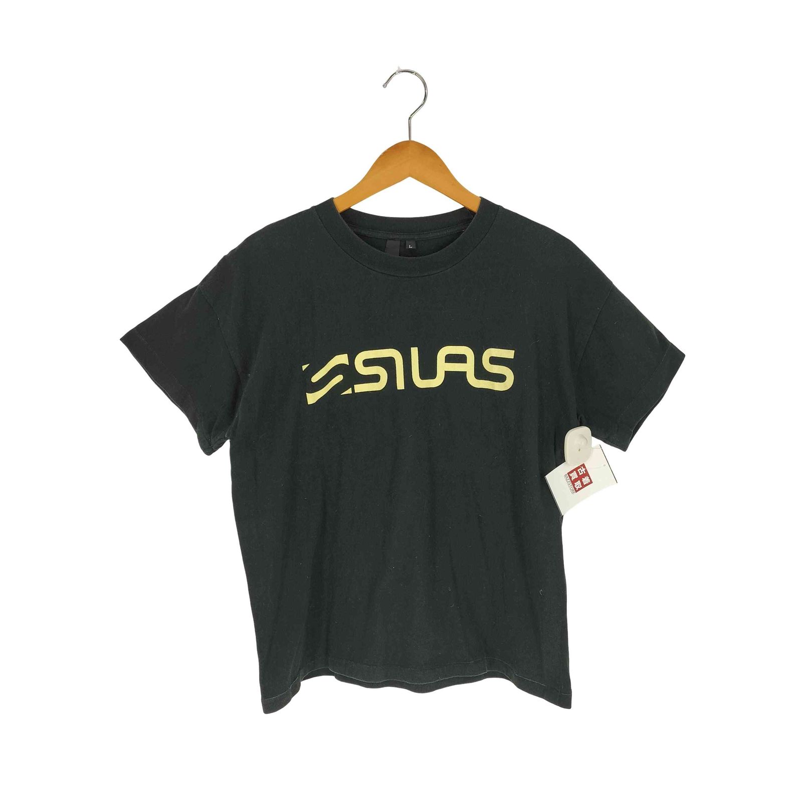 サイラス SILAS 90-2000S 初期タグ 裾袖シングル ロゴプリント クルー 