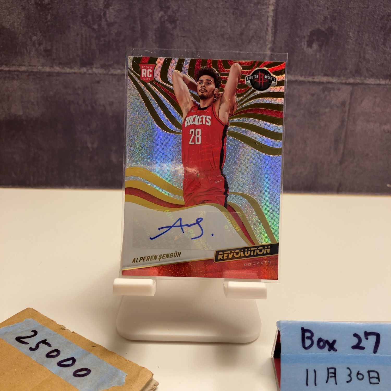 2021 22 Panini Revolution Alperen Sengun 直筆サインカード Houston Rockets RC ルーキー Rookie カード