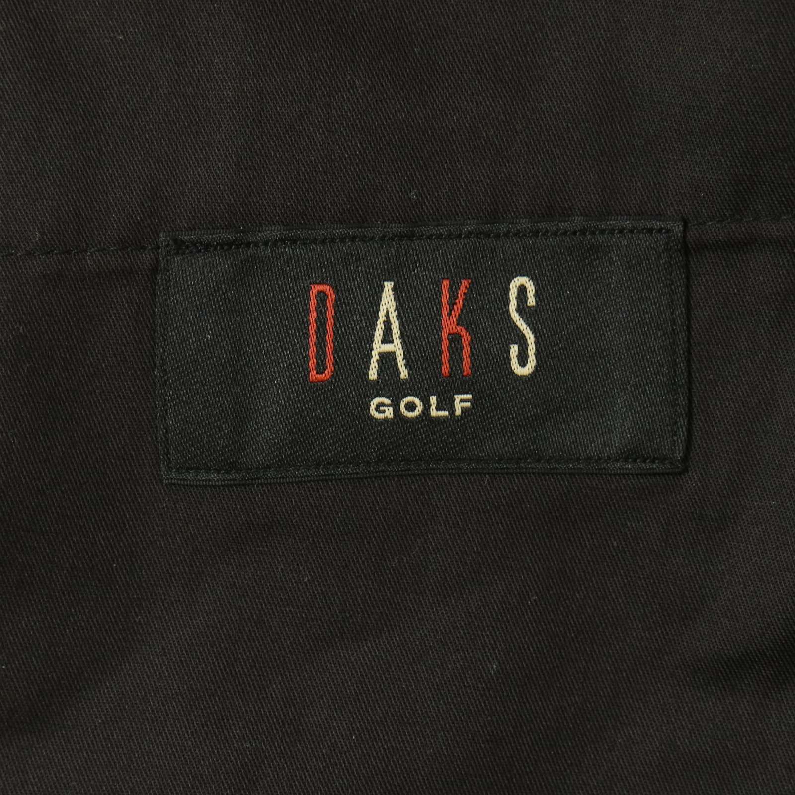 高級☆DAKS GOLF ダックス ゴルフ 通年ウール100％☆ ロゴ刺繍