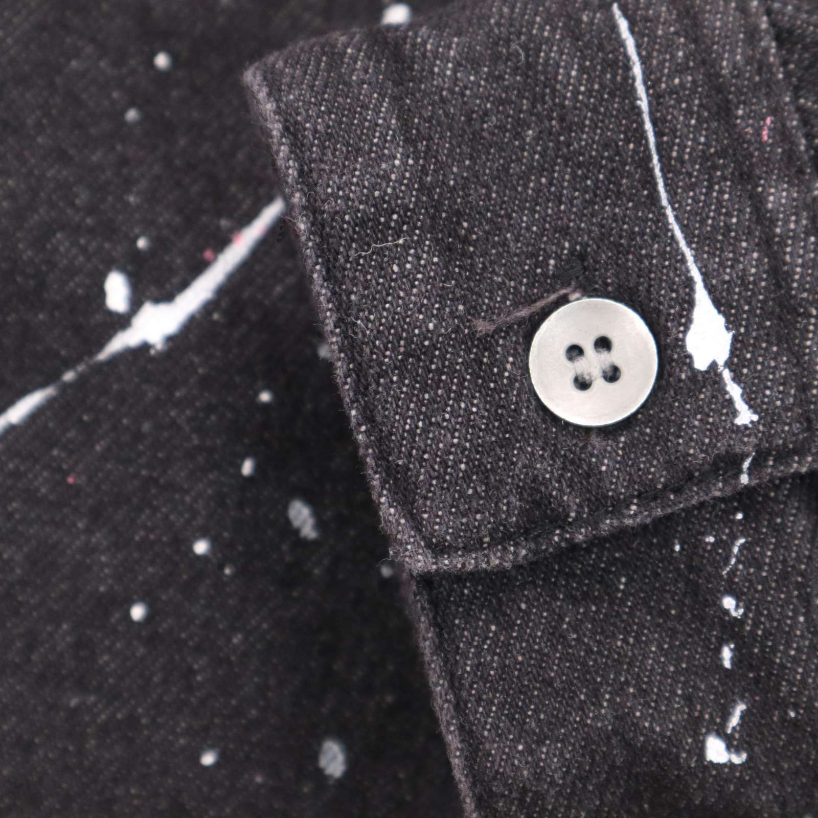NOID. BLACK ノーアイディー 通年 ペンキ スプラッシュ加工☆ オーバー 
