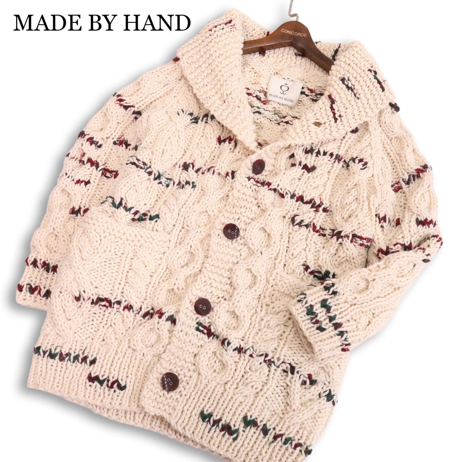 SIDE SLOPE サイドスロープ MADE BY HAND 秋冬 厚手☆ アラン編み 