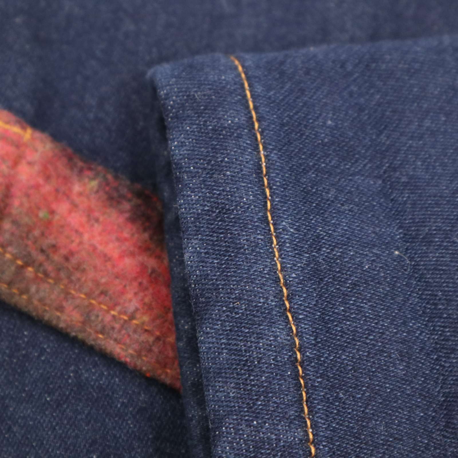 Blue Trick ブルートリック OKAYAMA 岡山 秋冬 裏起毛★ インディゴ デニム フーディー ジャケット コート Sz.S　メンズ Blue Trick ブルートリック OKAYAMA 岡山 秋冬 裏起毛☆ インディゴ