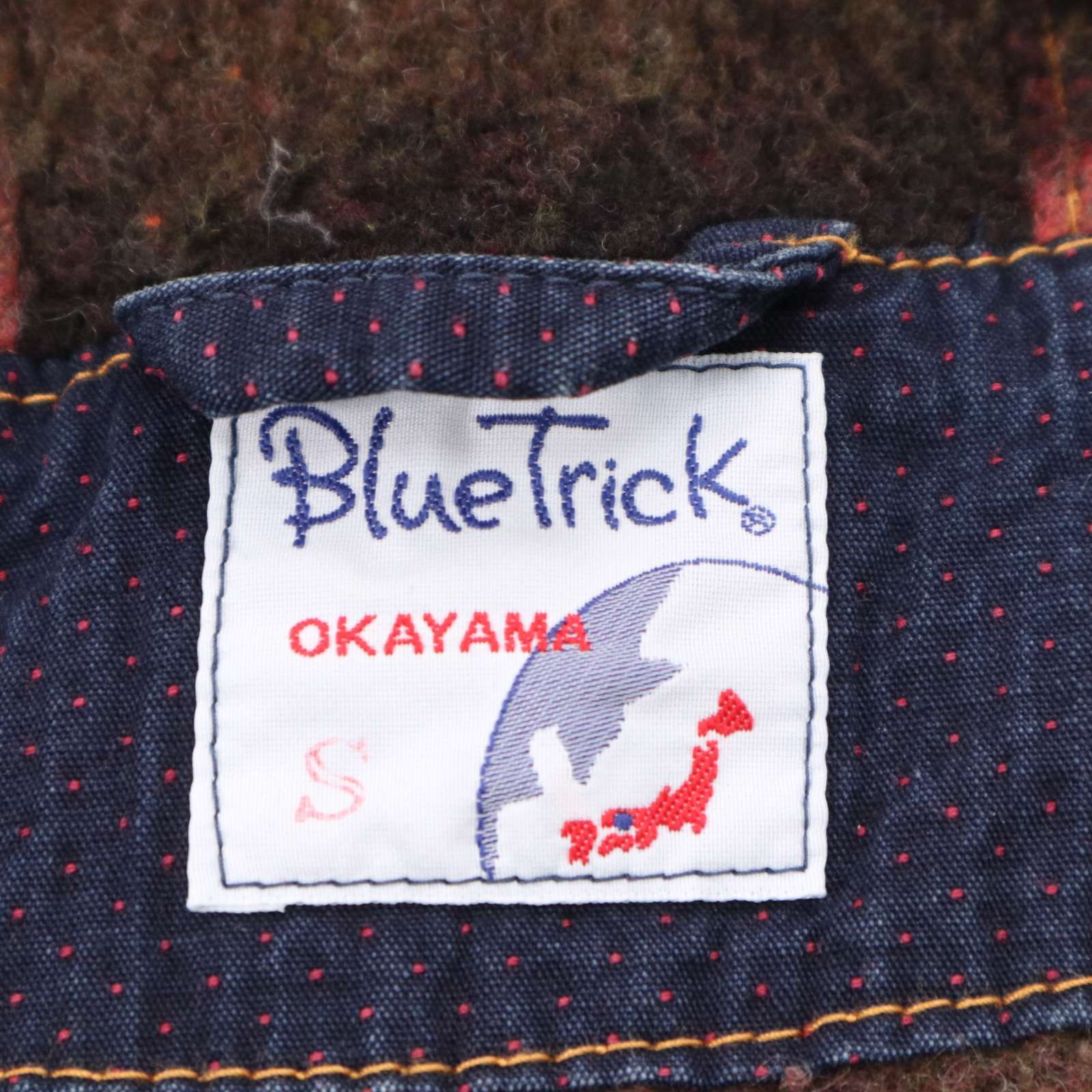 Blue Trick ブルートリック OKAYAMA 岡山 秋冬 裏起毛☆ インディゴ