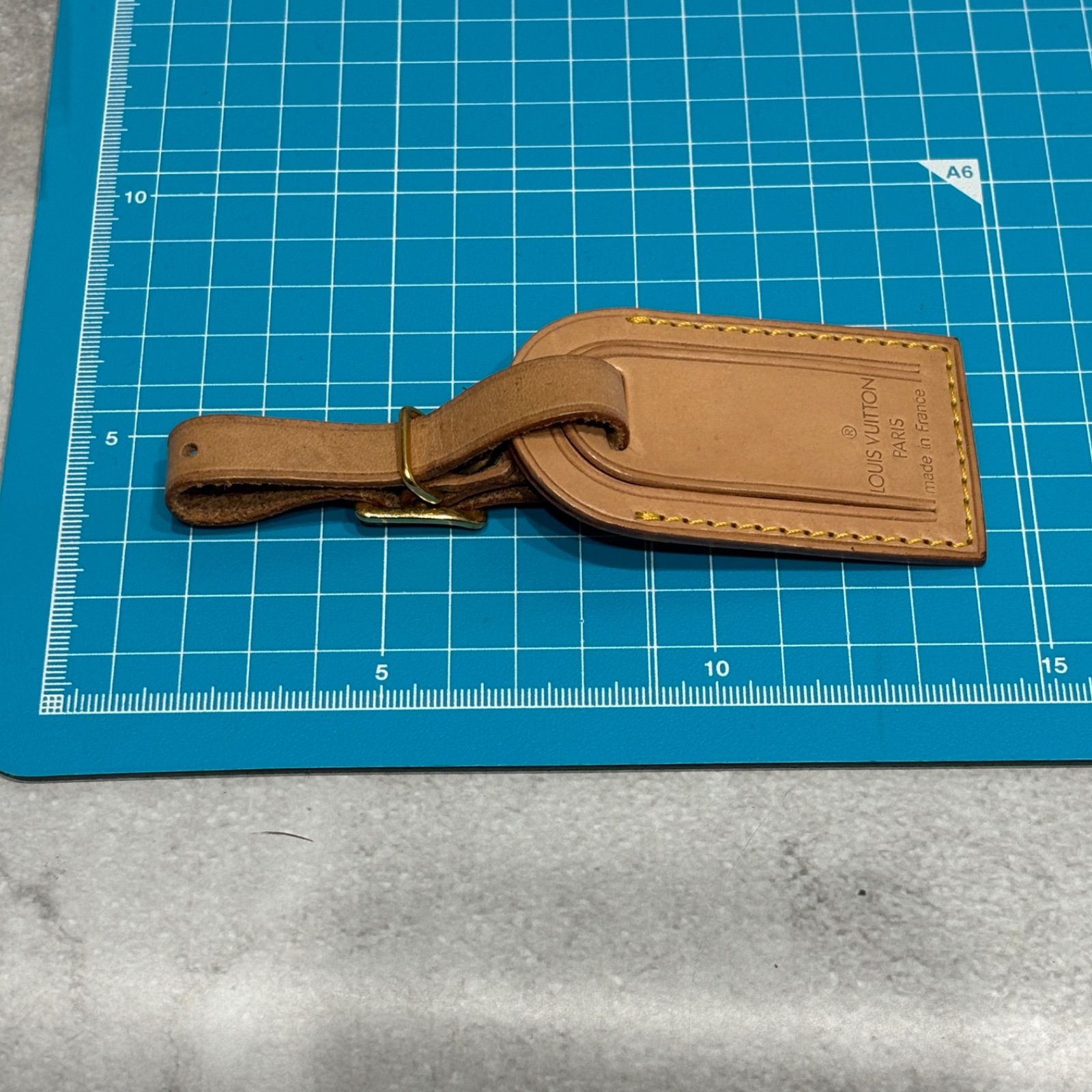 LOUIS VUITTON ルイヴィトン ネームタグ ヌメ革 トラベル 旅行 スーツ