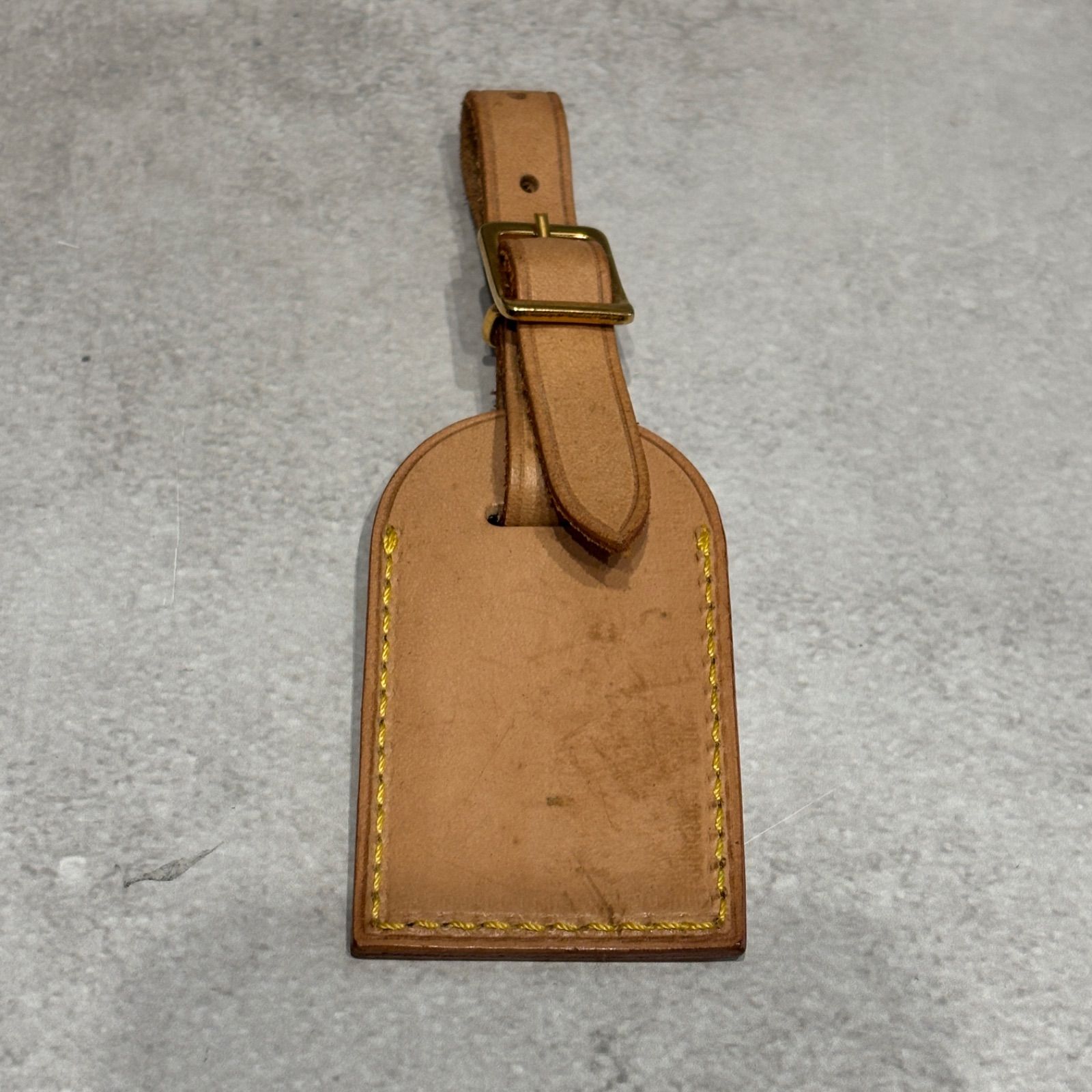 LOUIS VUITTON ルイヴィトン ネームタグ ヌメ革 トラベル 旅行 スーツ