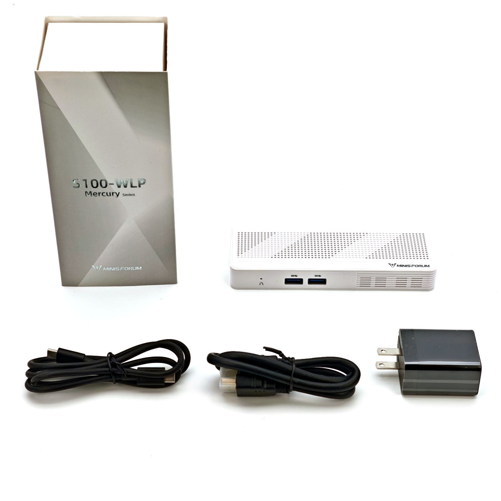 MINISFOLUM S100-WLP 超小型ミニPC N100/メモリ8GB/SSD256GB/Windows