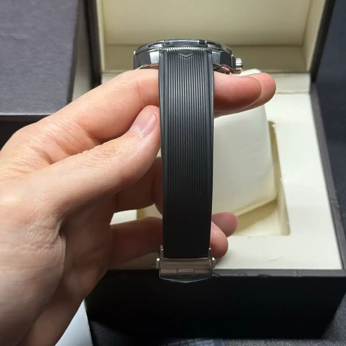  タグ ホイヤー アクアレーサー CALIBRE 5 オートマチック ブラック ラバー パンツ 自動巻き時計 腕時計(アナログ)