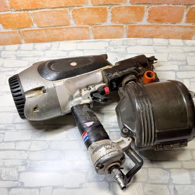 日立 hitachi NV 90 AB 2 釘打ち機 エア釘打ち機 シルバー