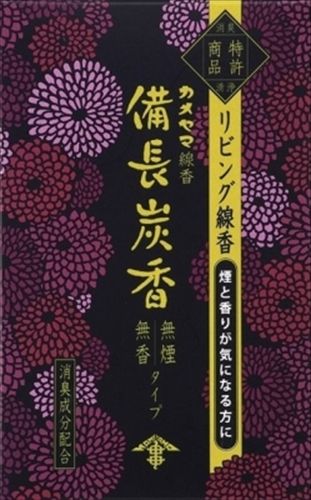 【まとめ買い-100点セット】花げしき備長炭　ミニ寸 【 カメヤマ 】 【 お線香 】