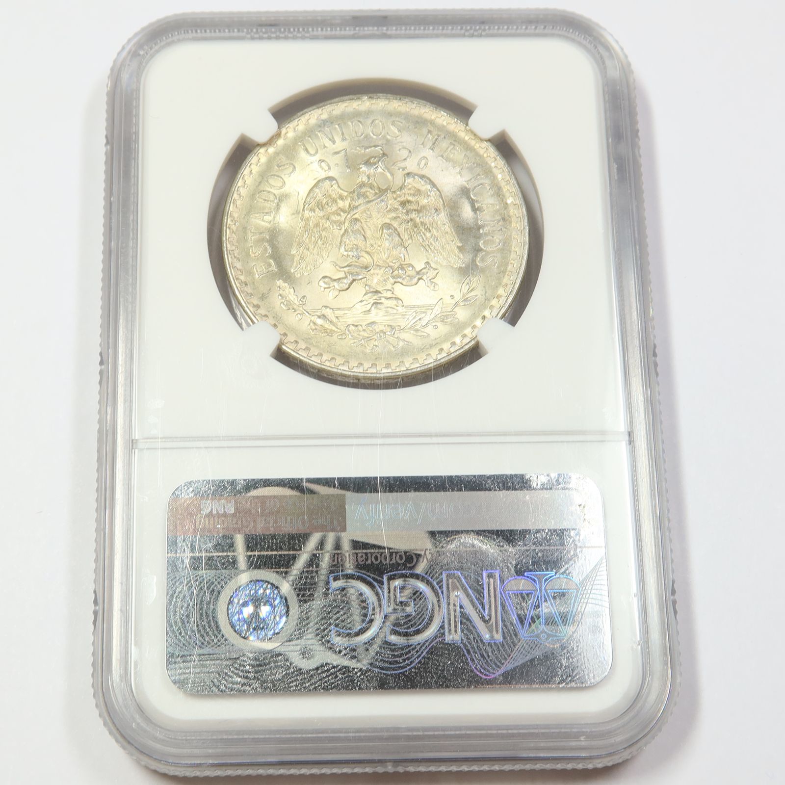 1943 M NGC MS67 - メキシコ - 銀貨 1ペソ - メルカリ