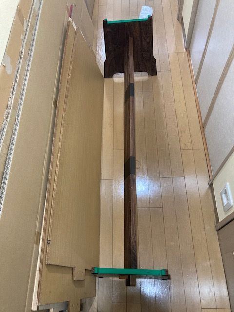 お琴立奏台 桐製 3分割組立式 持ち運びケース付き