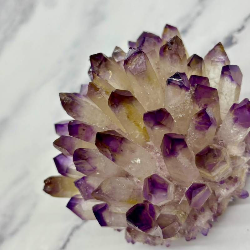  272 紫水晶の結晶美 アメジストクラスター 320g 天然石 原石 クラスター インテリア 置物 パワーストーン 寝室アクセサリー 置物 インテリア小物
