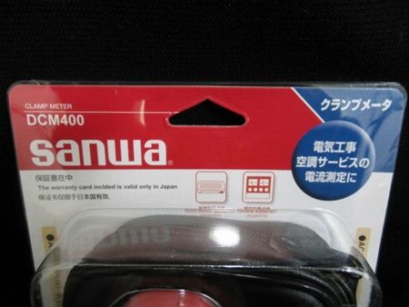 サンワ SANWA クランプメータ DCM 400 電流測定 三和電気計器 ♥