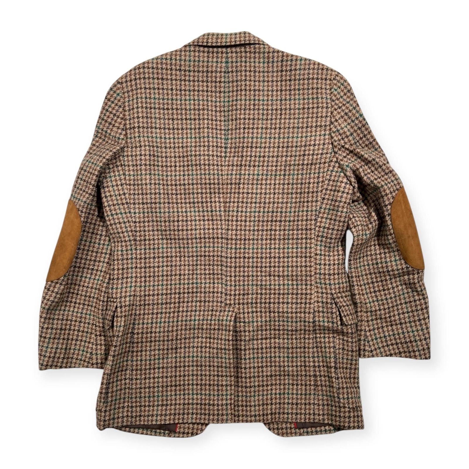 J.PRESS ジェイプレス レザー エルボーパッチ ガンクラブチェック 