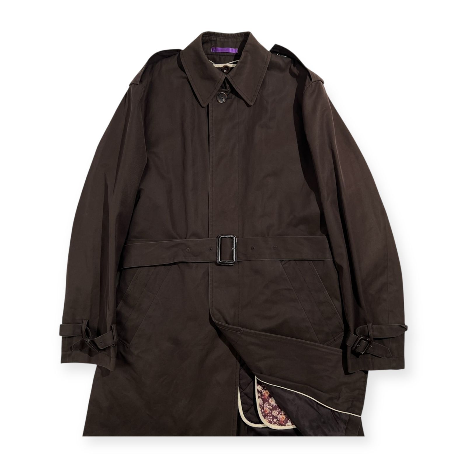 圧巻の千鳥柄&極上カシミヤ！】Paul Smith ポールスミス トレンチ