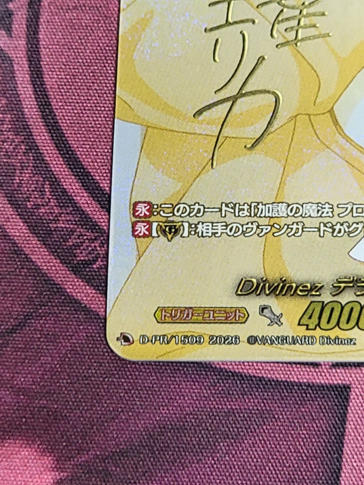 VG】Divinez デラックス編 明星エリカ（箔押しサイン入り）【D-PR/1509