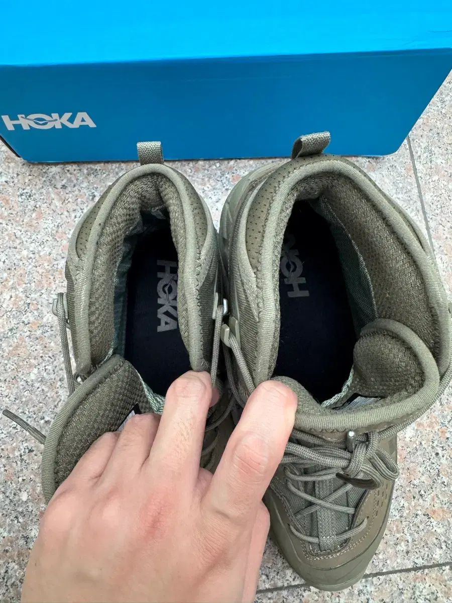  HOKA ONE トー ハイ オリーブ GORE TEX 登山靴 トレッキングシューズ アウトドアシューズ
