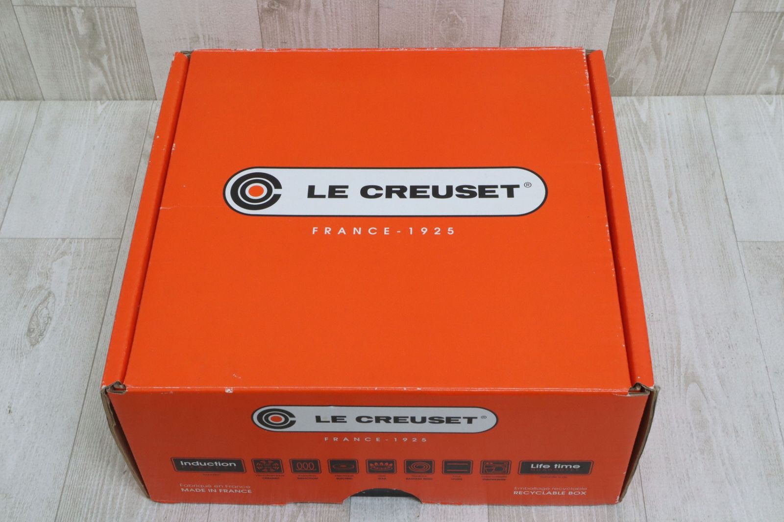 LE CREUSET ル クルーゼ ココットロンド 18㎝ シェルピンク ♥品 蓋に