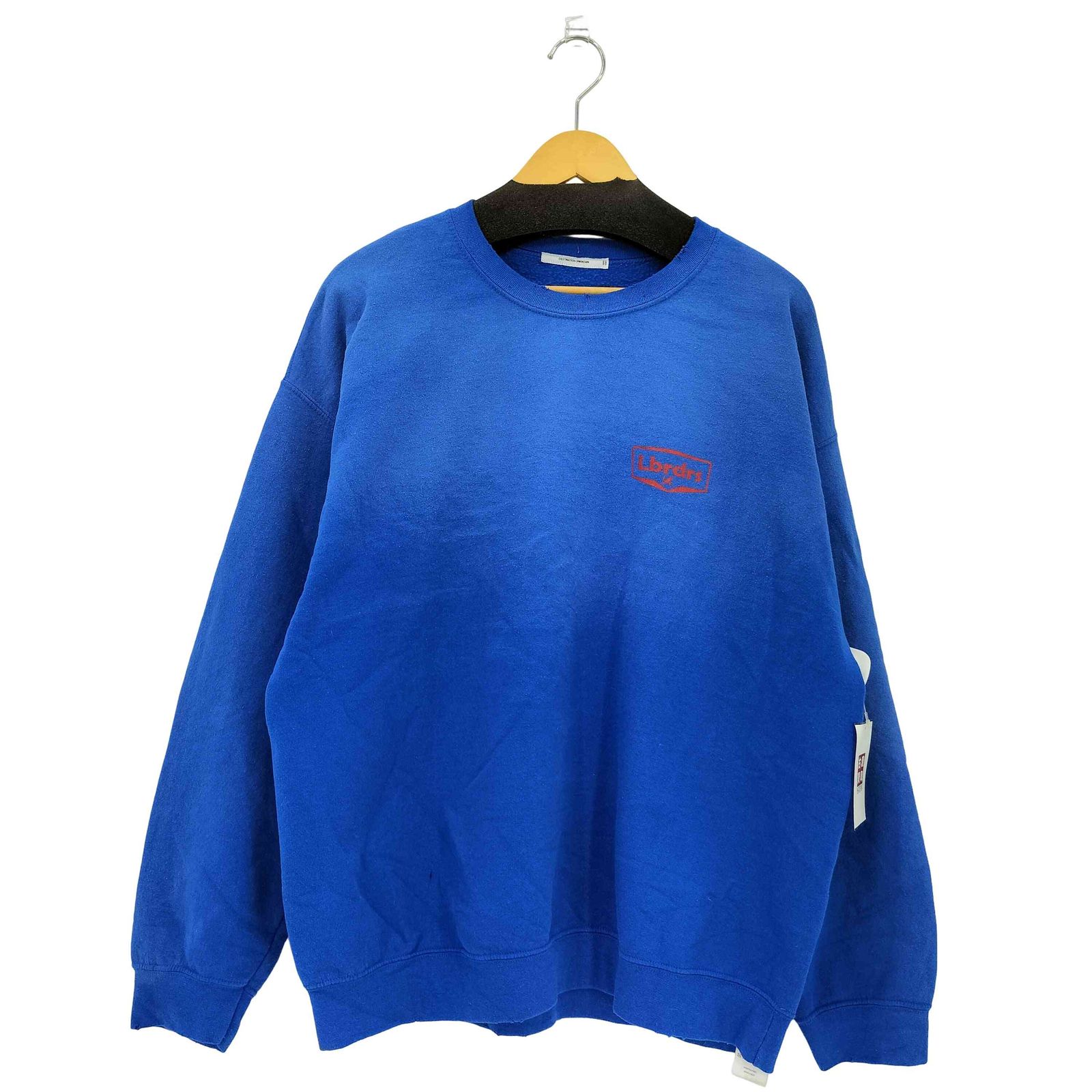 リベレイダース Liberaiders CIRCLE LOGO CREWNECK USED加工 裏起毛 