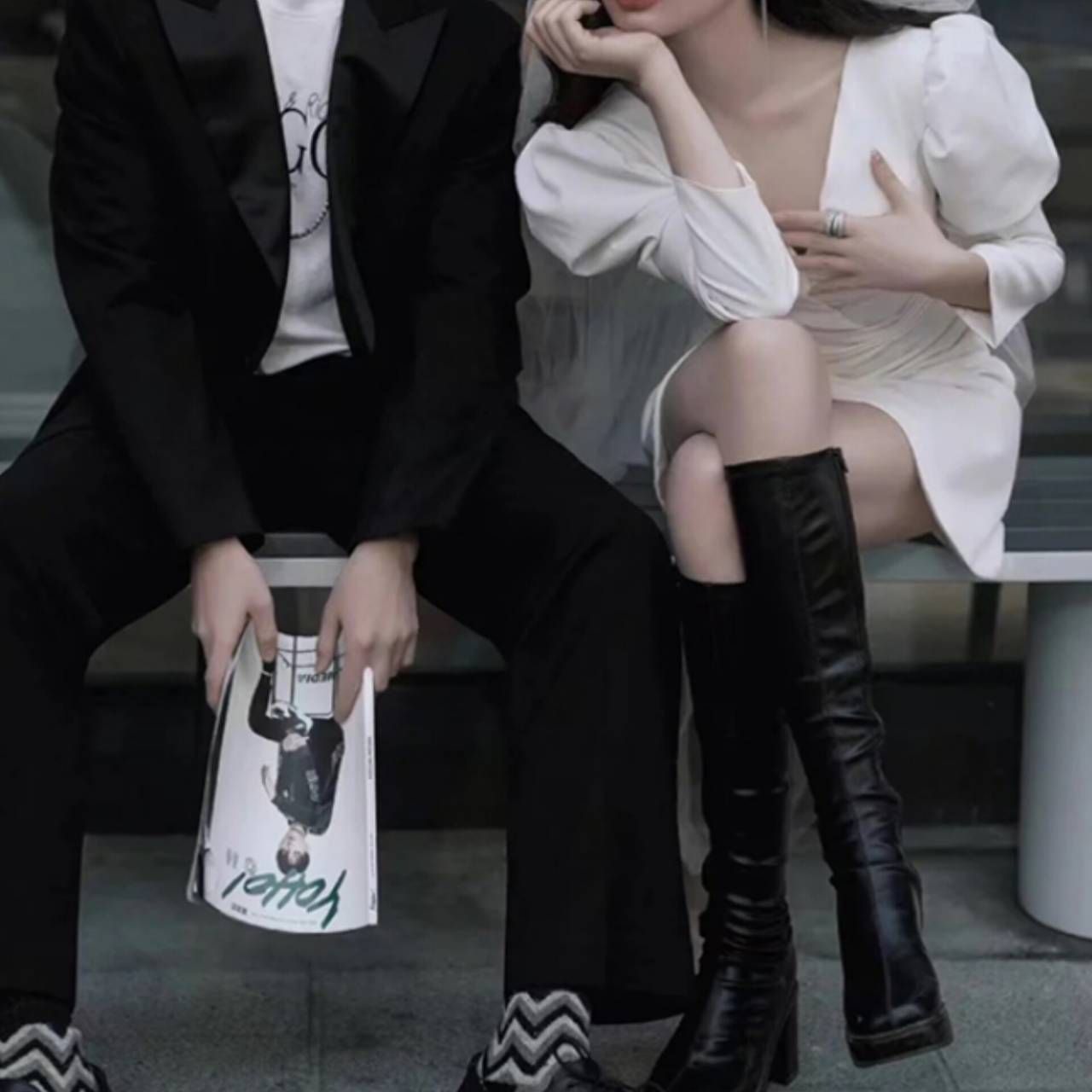 サテン ショート