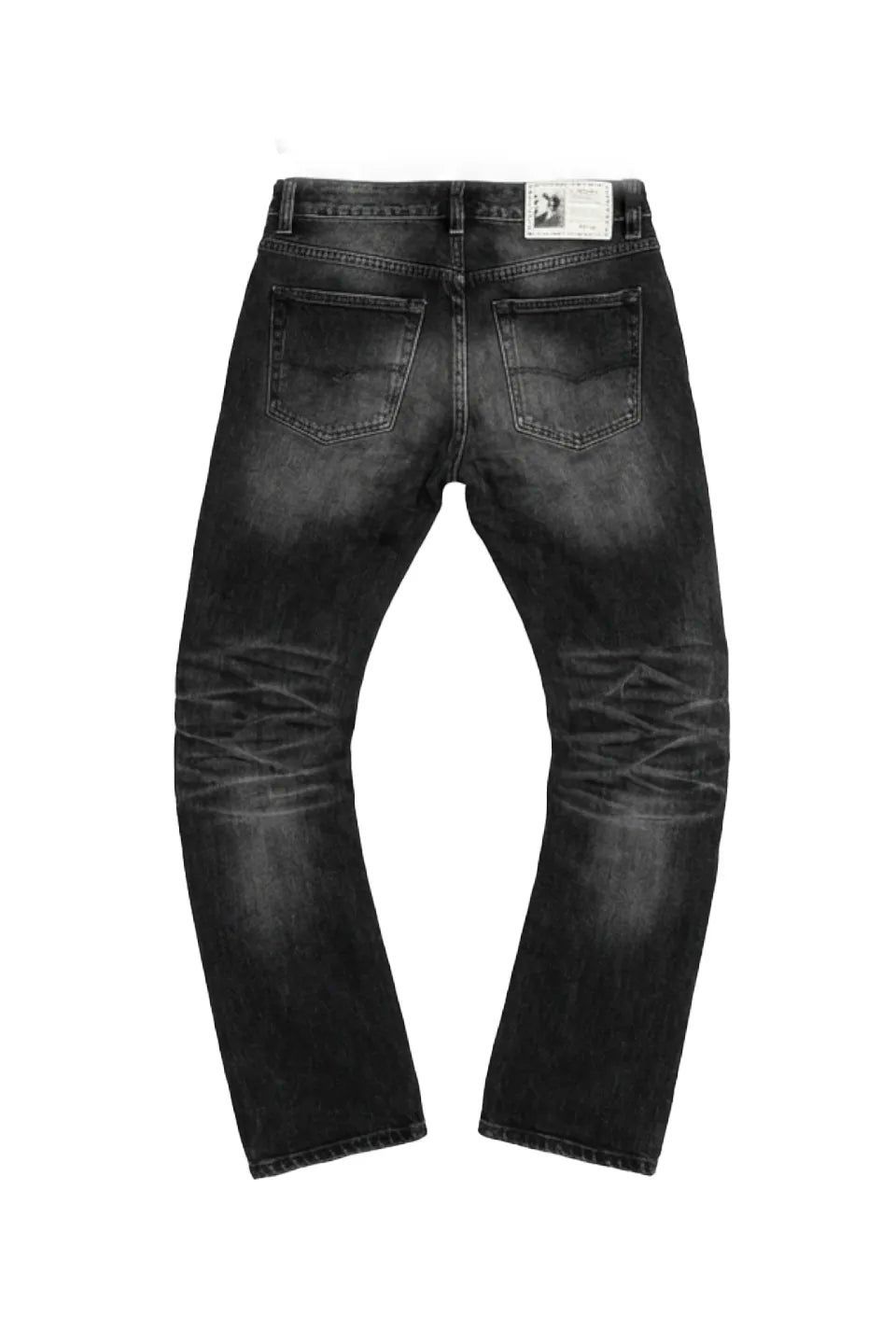 NO E MOSEN｜RIPPLE CRACKED SUPER LONG DENIM PANTS - メルカリ