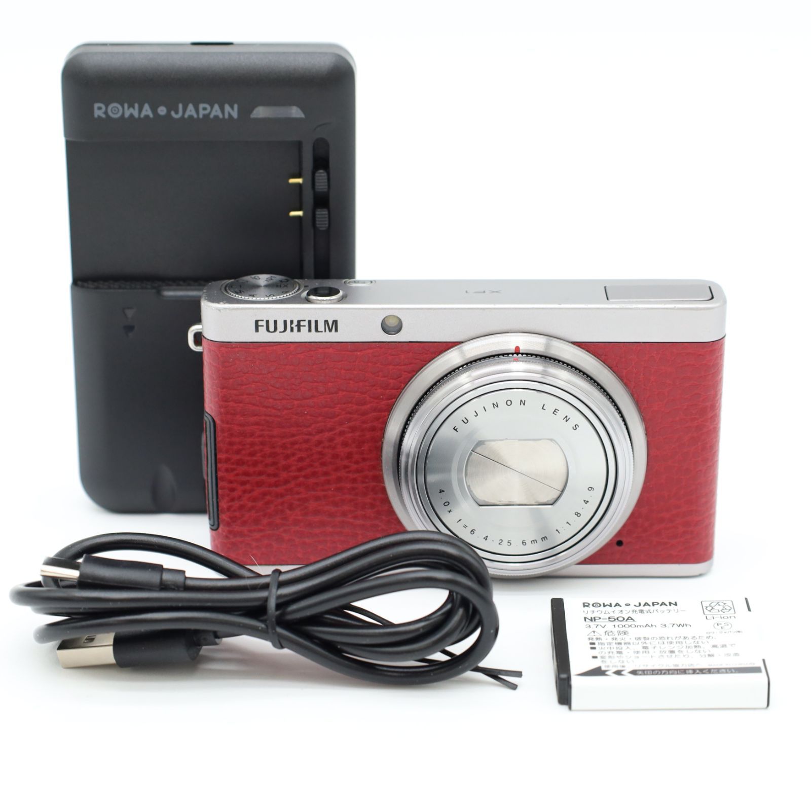 良品＞ FUJIFILM フジフイルム XF1 レッド - メルカリ