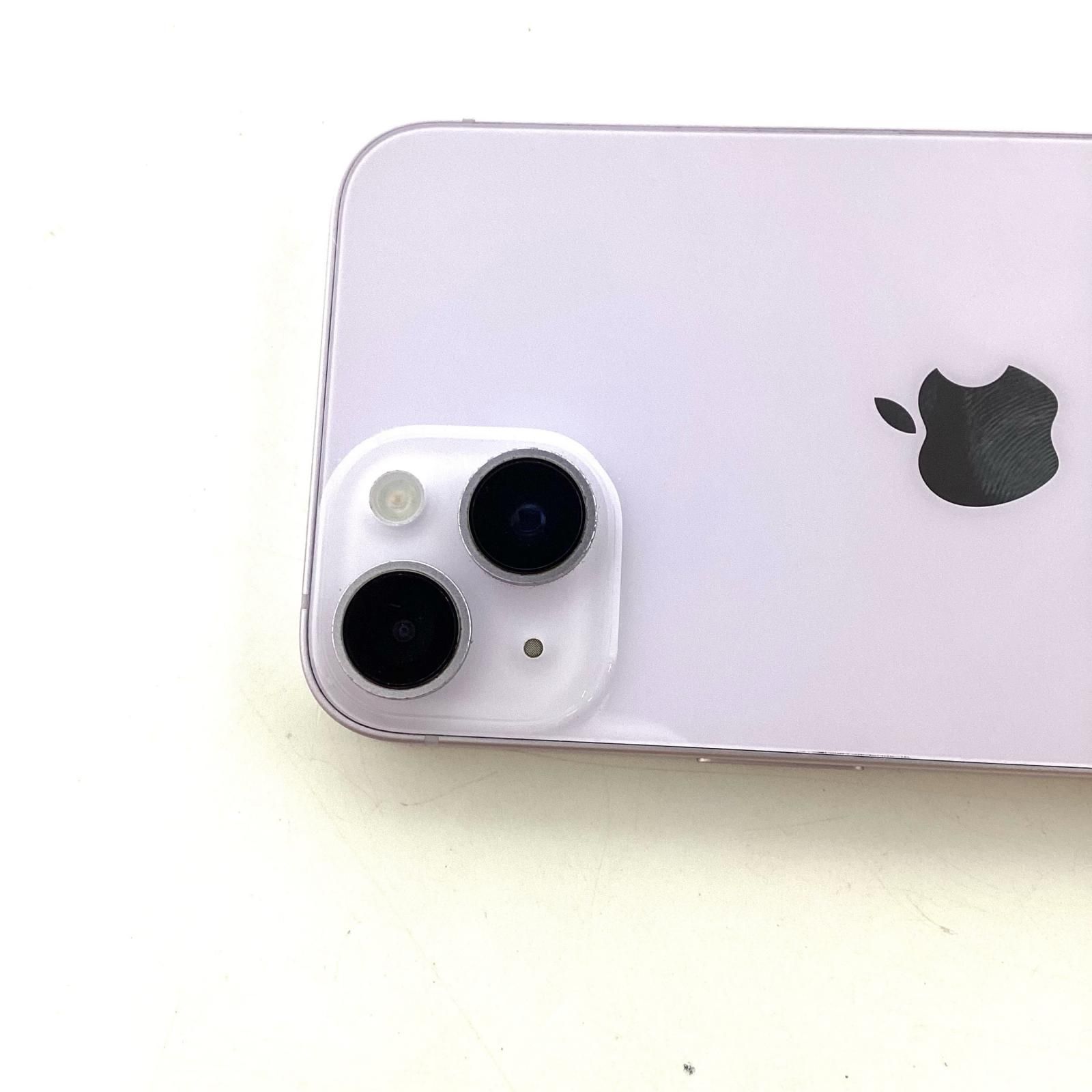 全額返金保証】【最速発送】 iPhone 14 128GB パープル 楽天モバイル 