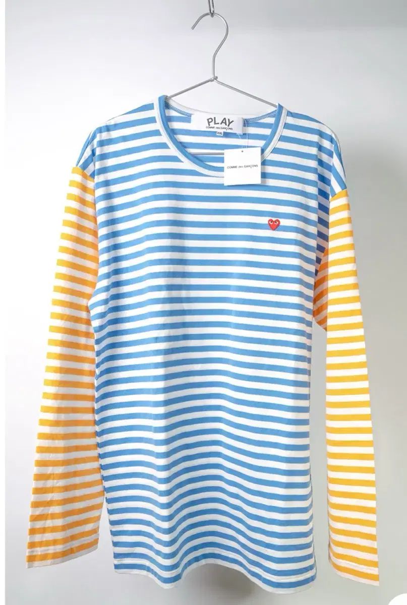コム・デ・ギャルソン PLAY ストライプ 長袖Tシャツ des PLAY COMME
