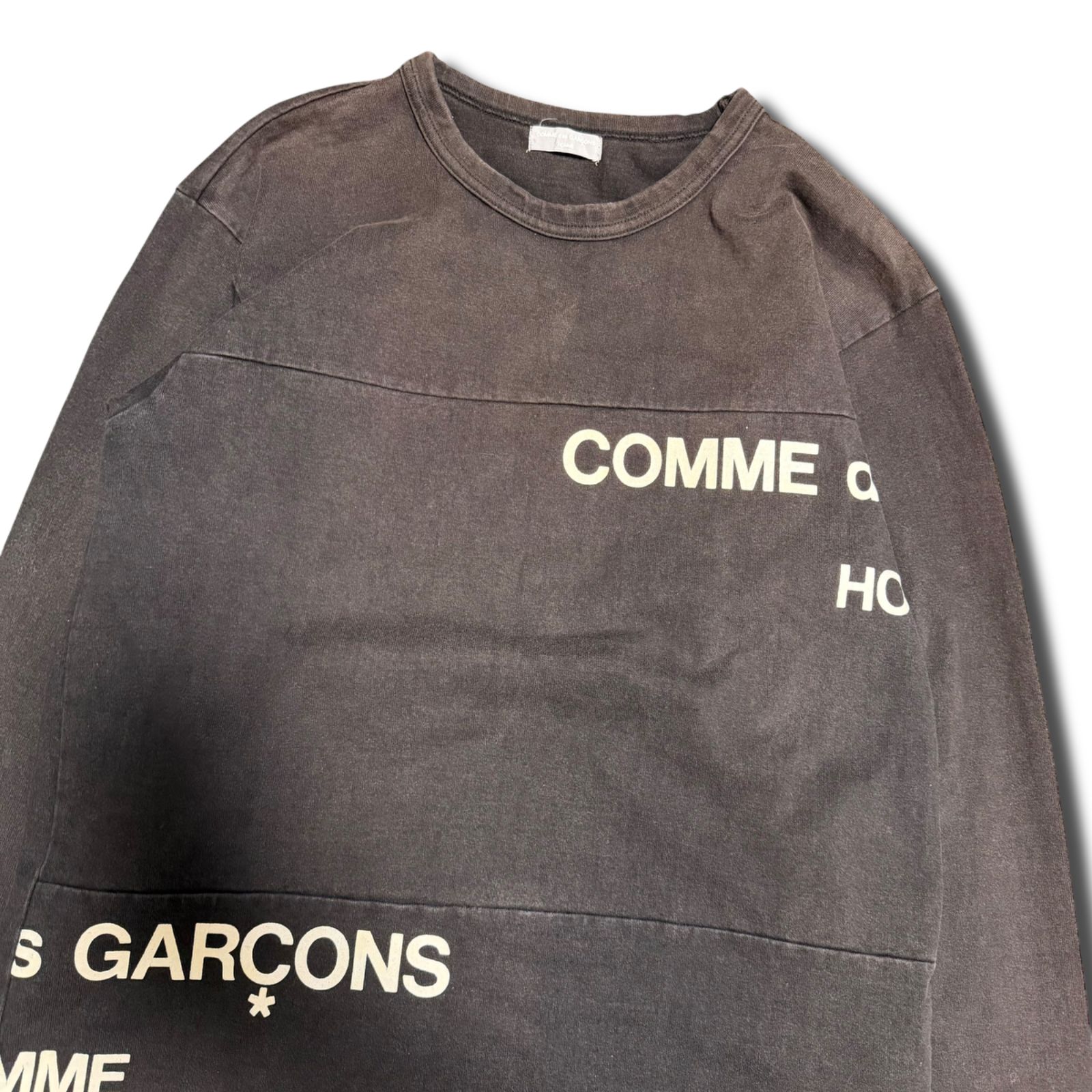 COMME des GARCONS HOMME コムデギャルソンオム スプリットロゴ ずらし 