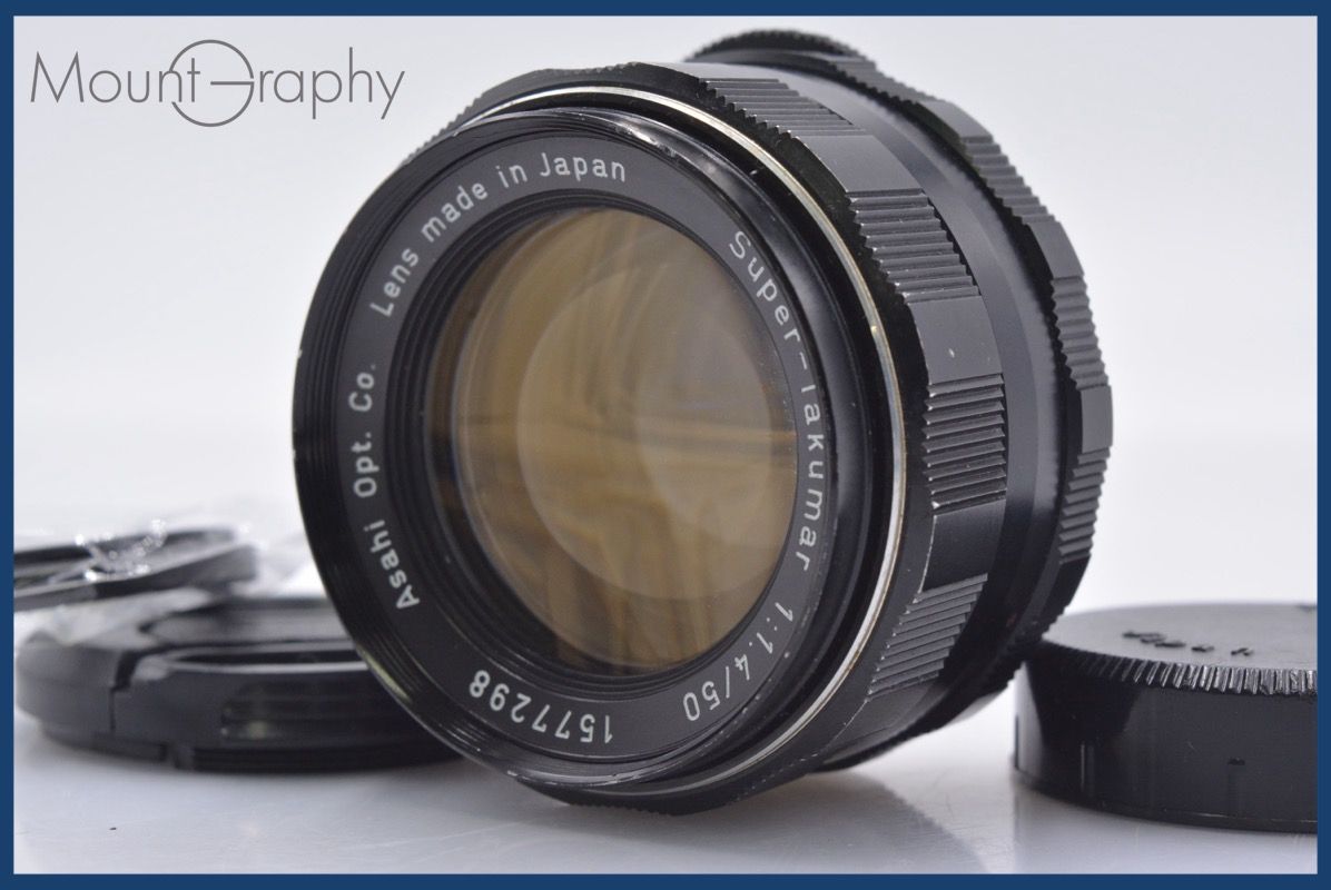 【動作保証】 ペンタックス PENTAX Super-TAKUMAR 50mm F1.4 後期 前後キャップ&レンズフィルター付 同梱無料 #yk7749 カメラ 【動作保証】 ペンタックス PENTAX Super-TAKUMAR 50mm F1.4