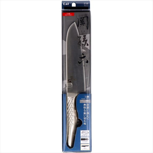 【まとめ買い-30点セット】ＡＢ５１５６　関孫六匠創　三徳１６５ｍｍ 【 貝印 】 【 台所用品 】