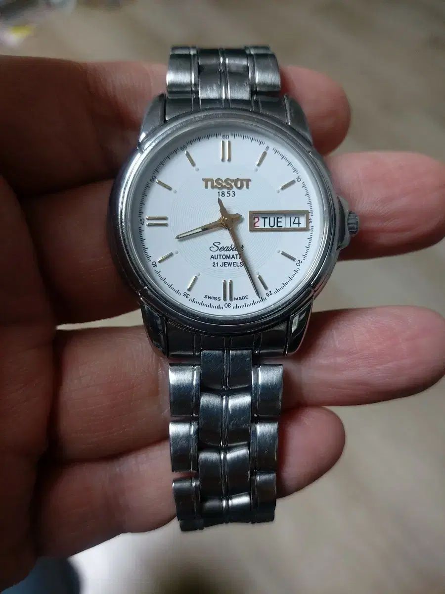 TISSOT ティソ シースター オートマチック メタル 腕時計