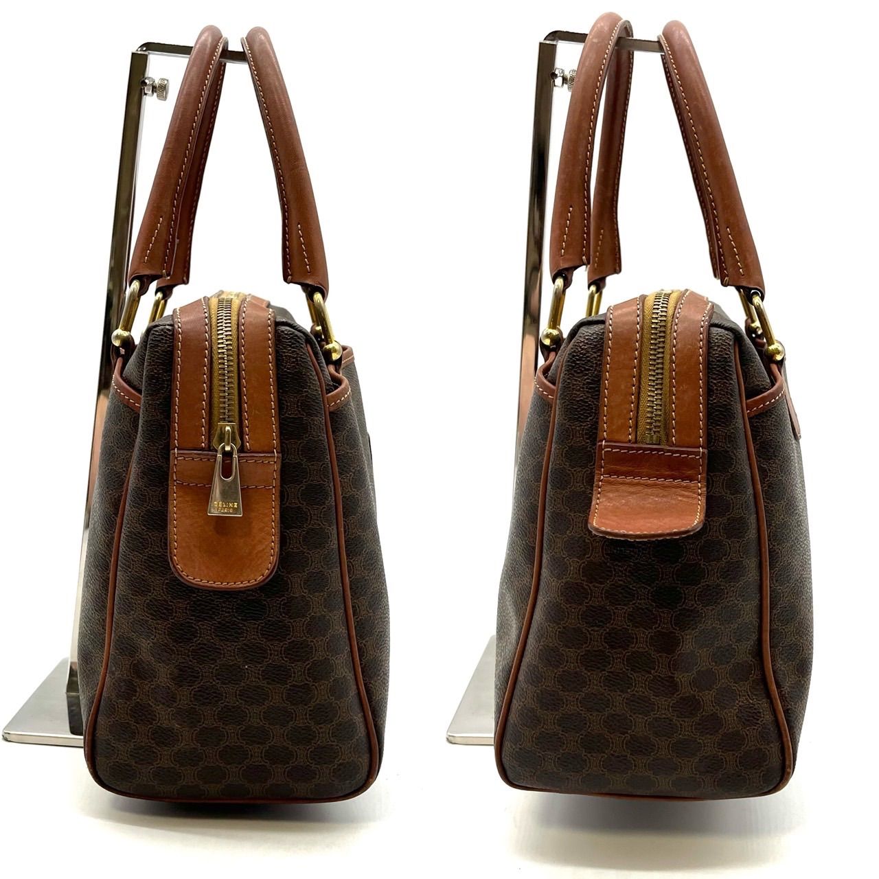 良品】CELINE セリーヌ トリオンフ マカダム柄 pvc レザー