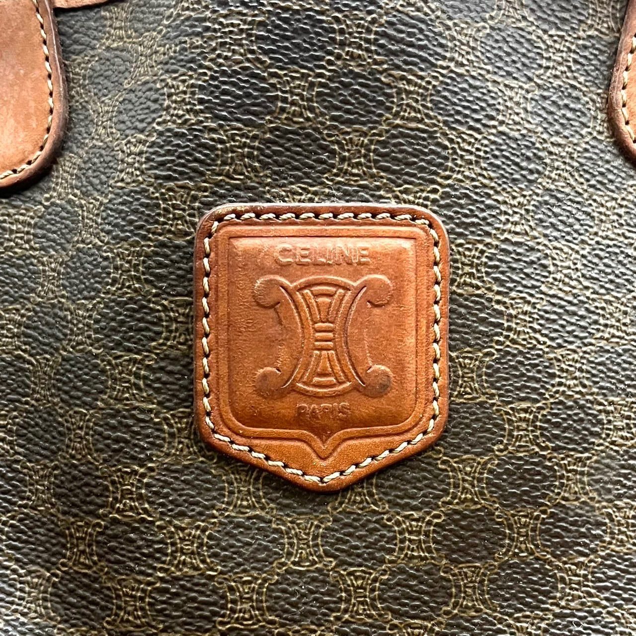 良品】CELINE セリーヌ トリオンフ マカダム柄 pvc レザー