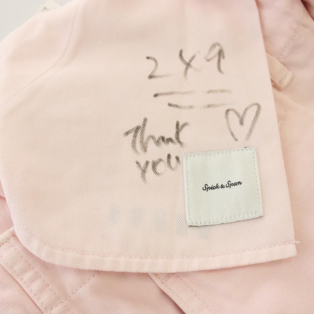 スピック&スパン Spick&Span Higuchi×S チノワイドパンツ 36 ピンク