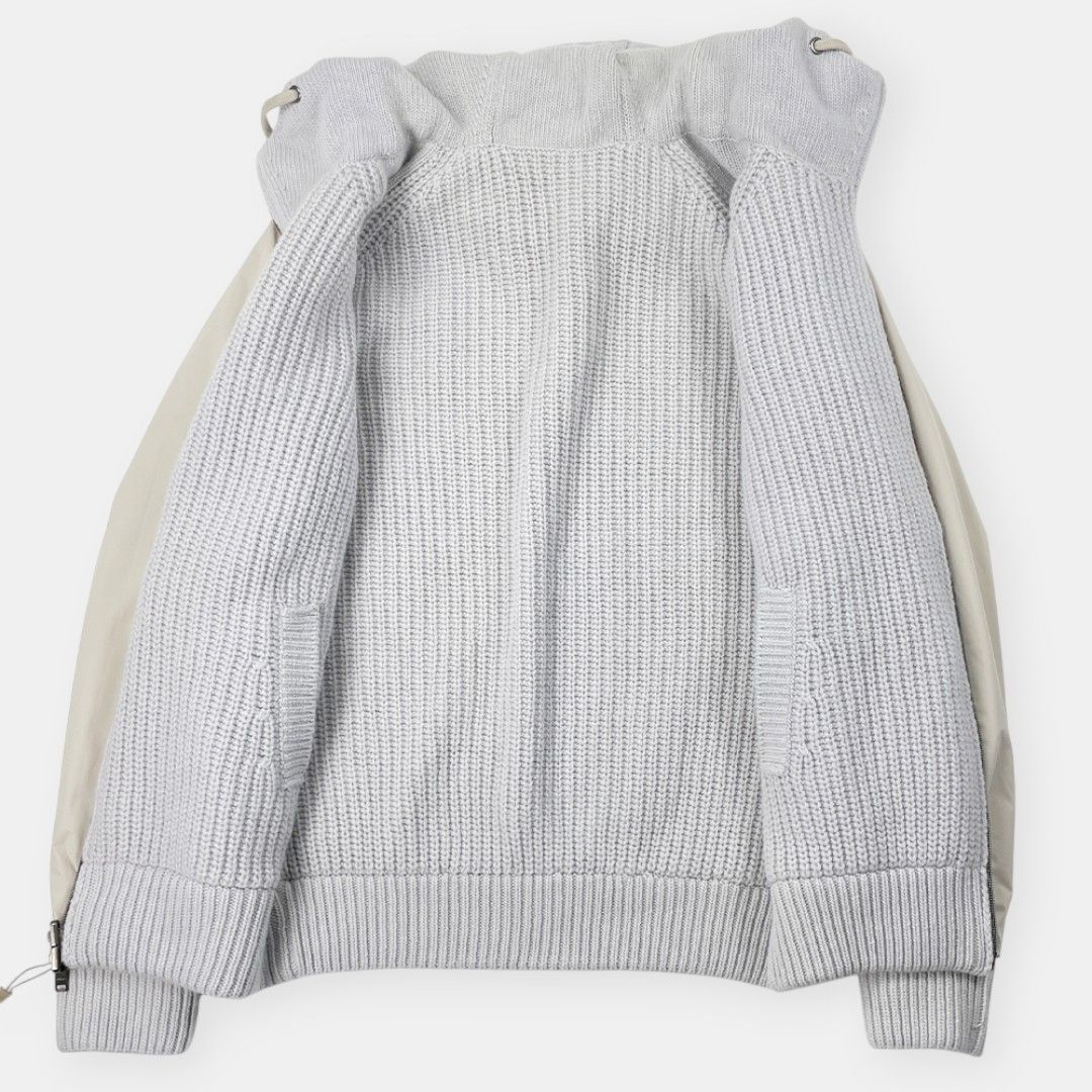 未使用 HERNO RESORT 23AW ヘルノ ウール リバーシブル 中綿ブルゾン 