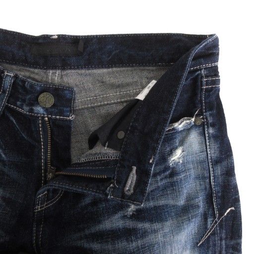 フーガ FUGA デニムパンツ ジーンズ スキニー ダメージ加工 コットン