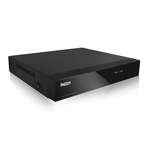TMEZON ティメゾン 8 CH 防犯録画機 防犯レコーダー 960 H＆720 P|1080 N DVR|NVR|HVR 3 in 1防犯レコーダー スマートフォン遠隔監視機能 モーション検出 録画機能搭載 1 TB HDD付き