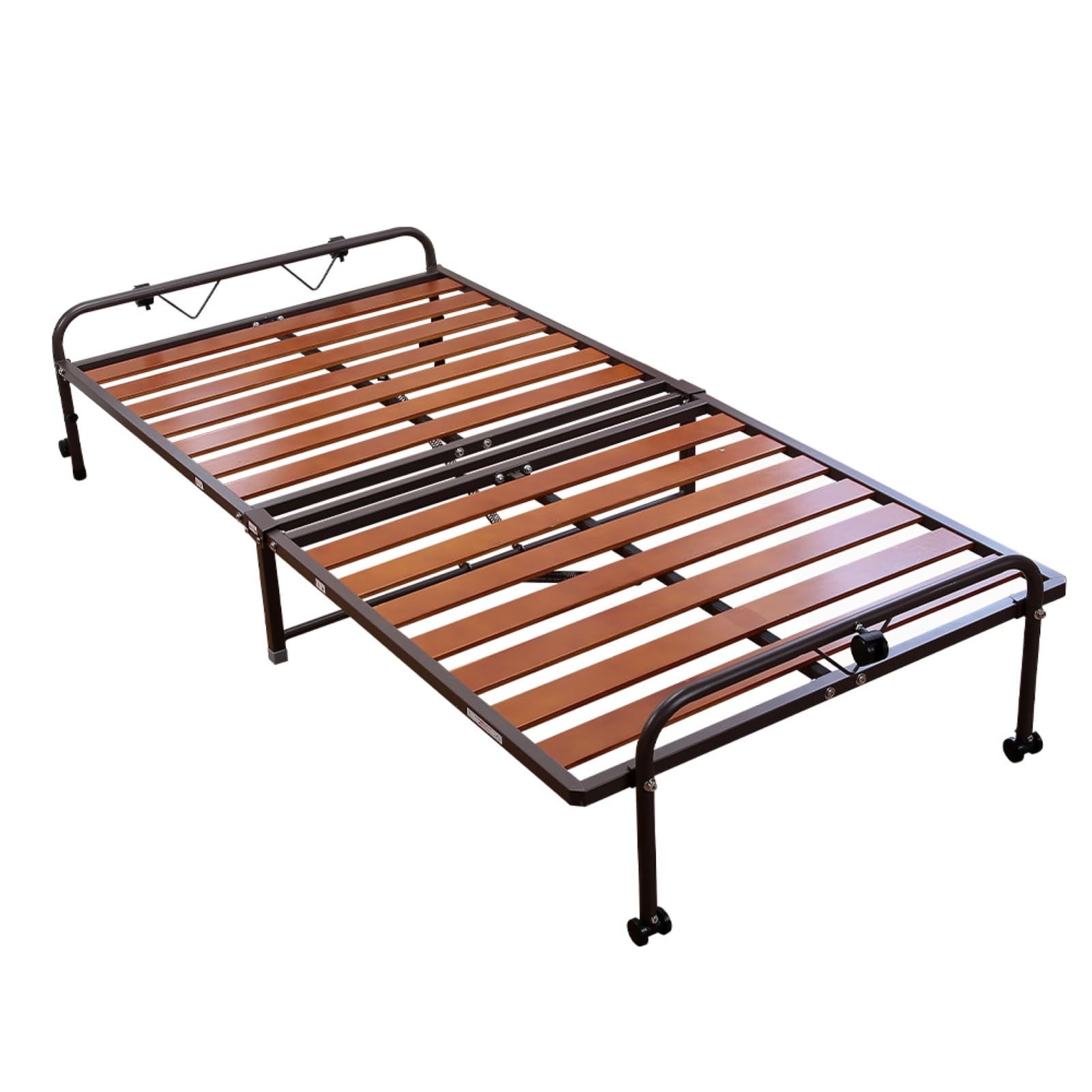 ビータ Vita 折りたたみスノコベッド ブラウン 幅96×奥行212.5×高さ39 cm