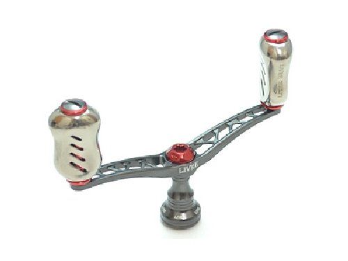 LIVRE リブレ リール ウイング100 Finoノブ シマノS 2用 ガンメタP レッドG