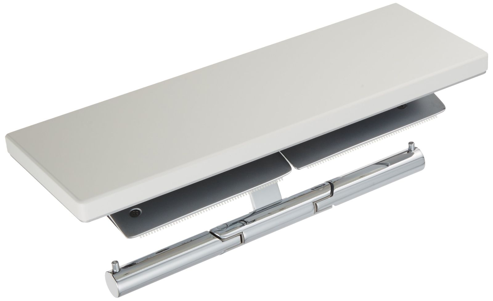 TOTO 二連紙巻器 棚付き 天然木 メタル製 ホワイト YH 63 BKS NW 1 芯棒可動式