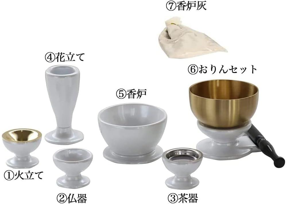 仏壇 ミニ仏壇 INORU ナチュラル色 祈る いのる 仏具セット付き このはな ホワイト NA