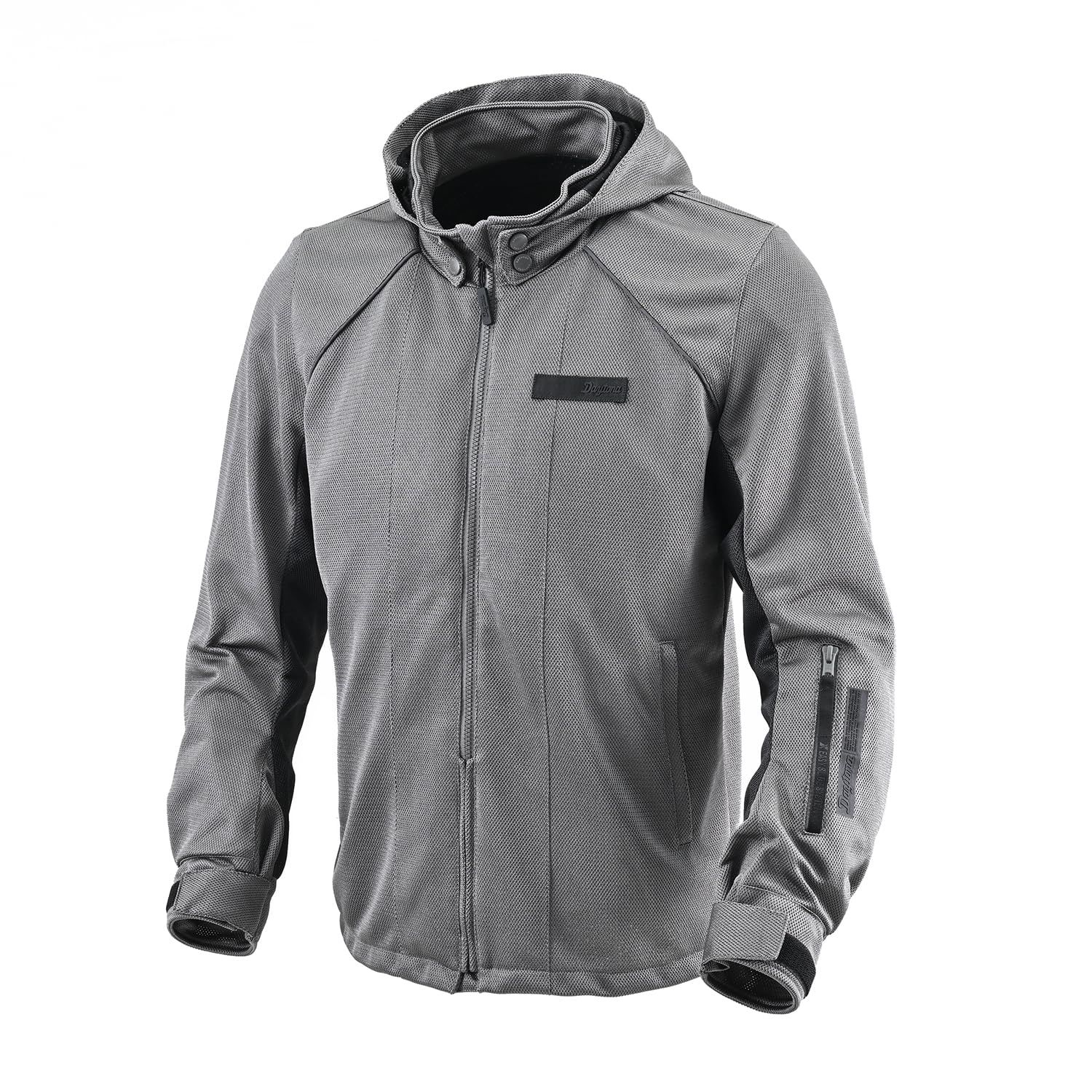 新品 デイトナ(Daytona) バイク ジャケット 夏 メッシュ CE規格 ソフトプロテクター付属 ライトウェイトフルメッシュパーカー DJ-025 グレー Lサイズ 49763