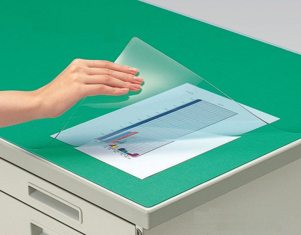 コクヨ KOKUYO デスクマット 軟質 塩化ビニル 下敷き付 1587 687 マ 267