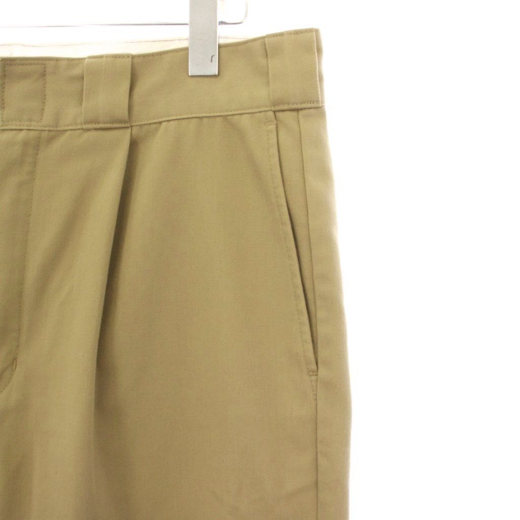 ディッキーズ Dickies ok.soon チノパン ワイドパンツ L ベージュ o-d