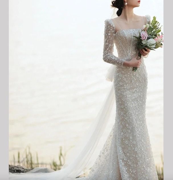 ウェディングドレス ロング