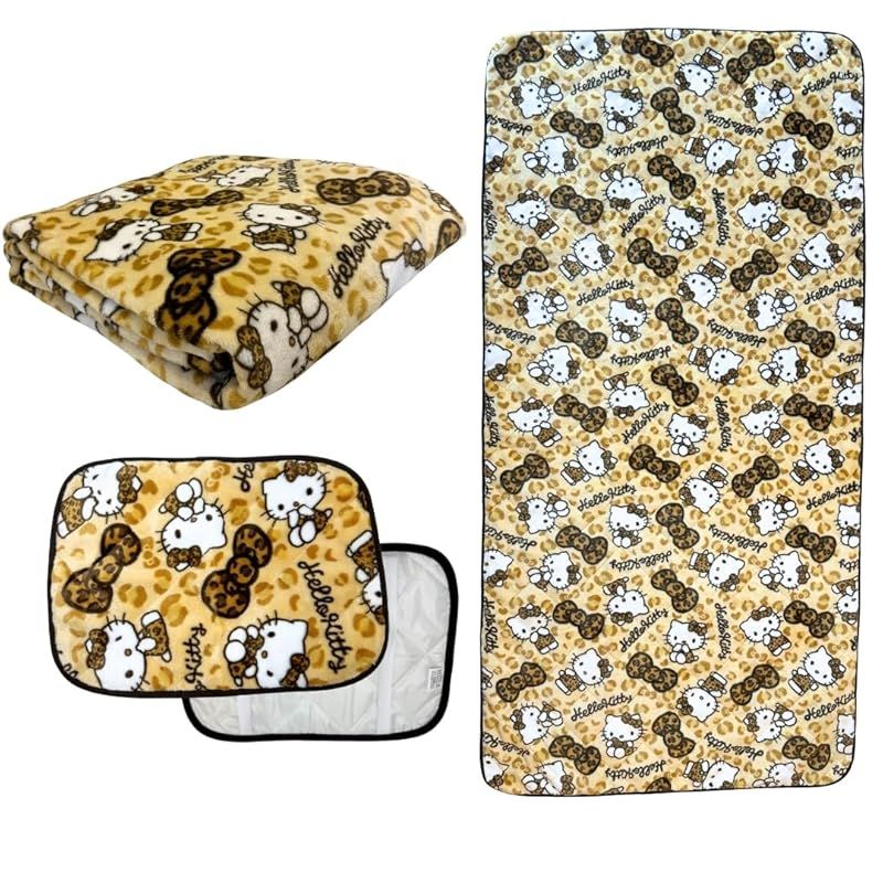 サンリオ キャラクター 寝具 福袋 3点セット ハローキティ マイヤー 毛布 敷きパッド 枕カバー ブランケット シングルベッド シングル サイズ 大判 腰巻き 冬 おしゃれ かわいい ふわふわ セット 0