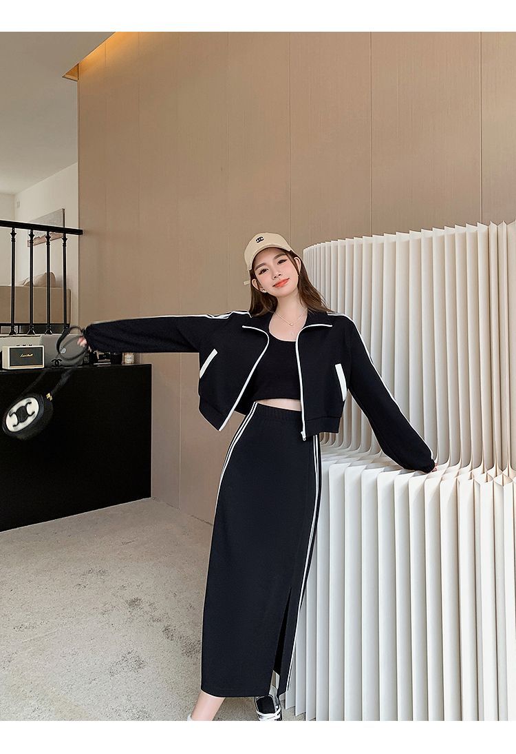 セット ジャージ スポーツ スウェット スカート サイドライン