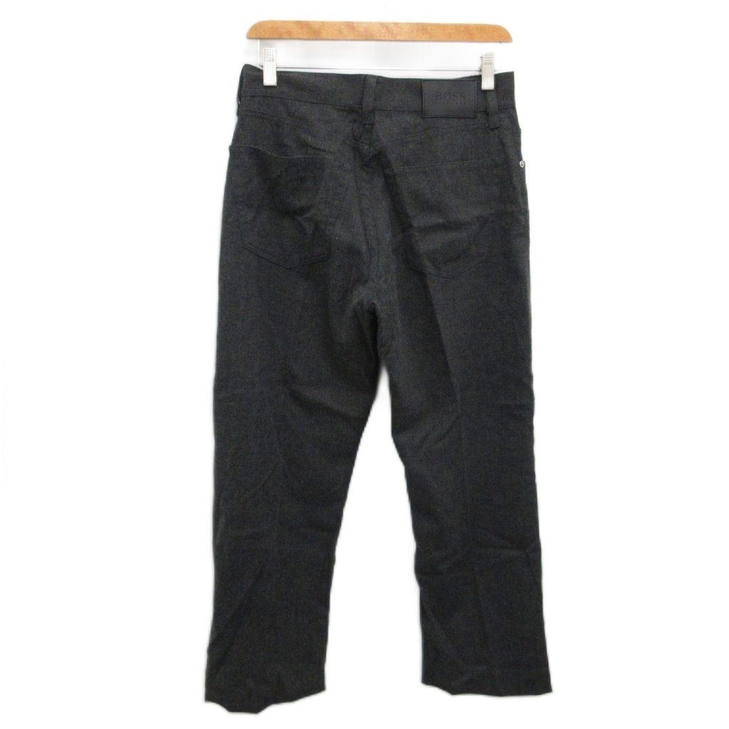 ヒューゴボス HUGO BOSS パンツ スラックス ウール グレー W30 L32